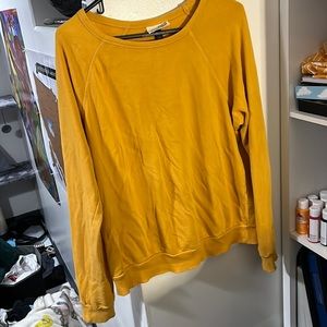 Mustard Light Weight Crewneck